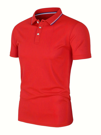Men’s Polo Shirt – Breathable Short Sleeve Casual Top