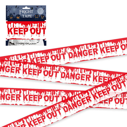 Halloween Warning Tape – 6M Skull Caution Party Decoration