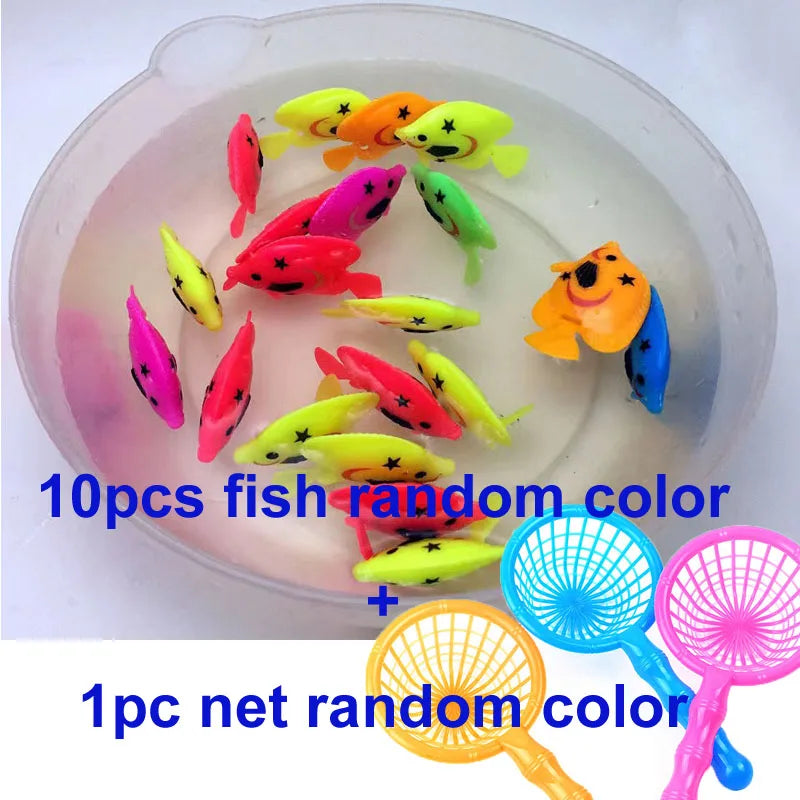 10PCS Goldfish Bath Toys – Floating Fish Water Play Set for Kids