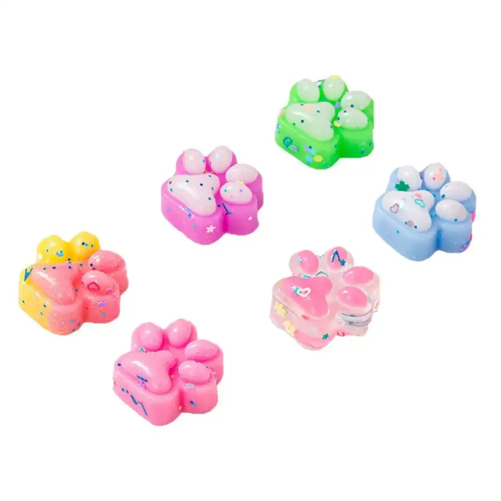 Cat Claw Fidget Toys Set of 10 Mini Squishy Party Favors