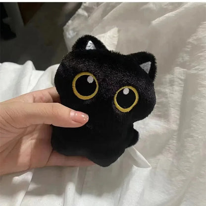Black Cat Plush Toy – Soft Stuffed Animal for Kids & Room Decor