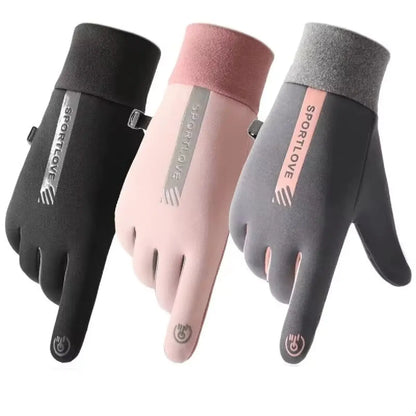 Thermal Winter Gloves Fleece Lined Cycling Sports Gloves