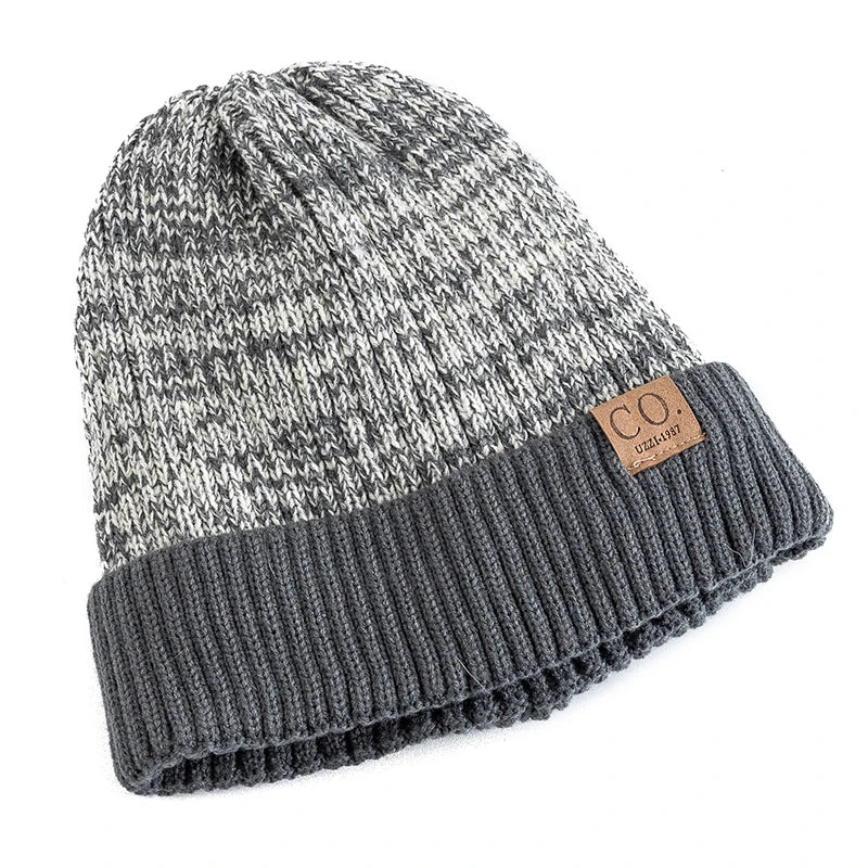 Winter Beanie – Unisex Warm Fur-Lined Knitted Hat
