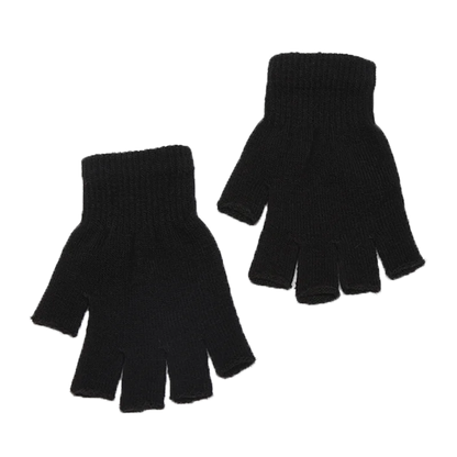 Fingerless Gloves Short Knit Wrist Warm Winter Gloves