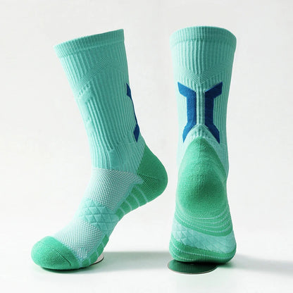 Men's Basketball Socks with Thick Bottom for Sports & Training