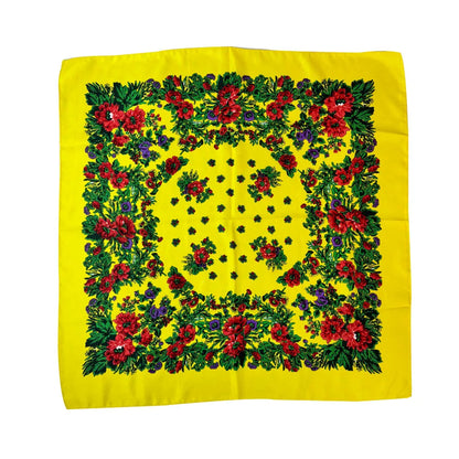 Women's Square Scarf, 70×70cm Printed Head Scarf and Bandana