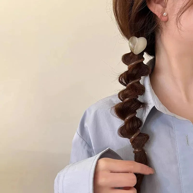 Minimalist Hair Tie Bubble Braid Headband for Women