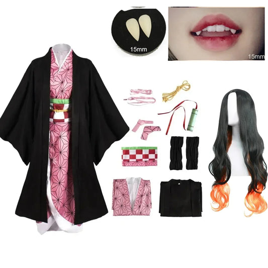 Women’s Anime Cosplay Costume Kimono Outfit for Halloween