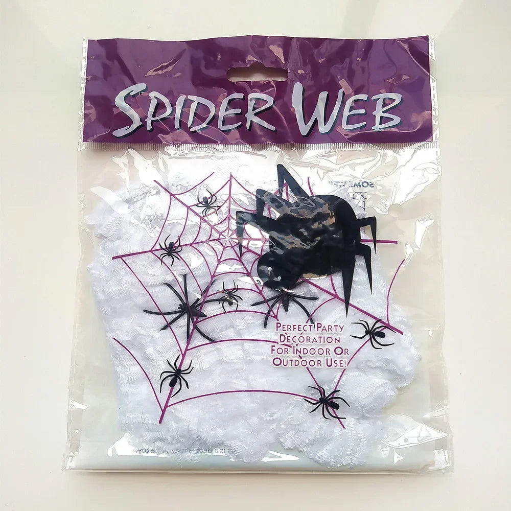 Large Halloween Spider Decoration Plush Black Spider for Haunted Houses