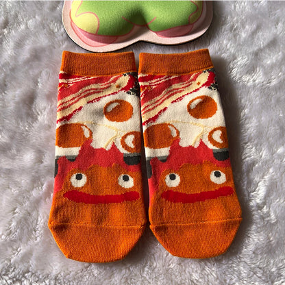 Women's Cartoon Ankle Socks – Cute Cotton Blend Low-Cut Socks