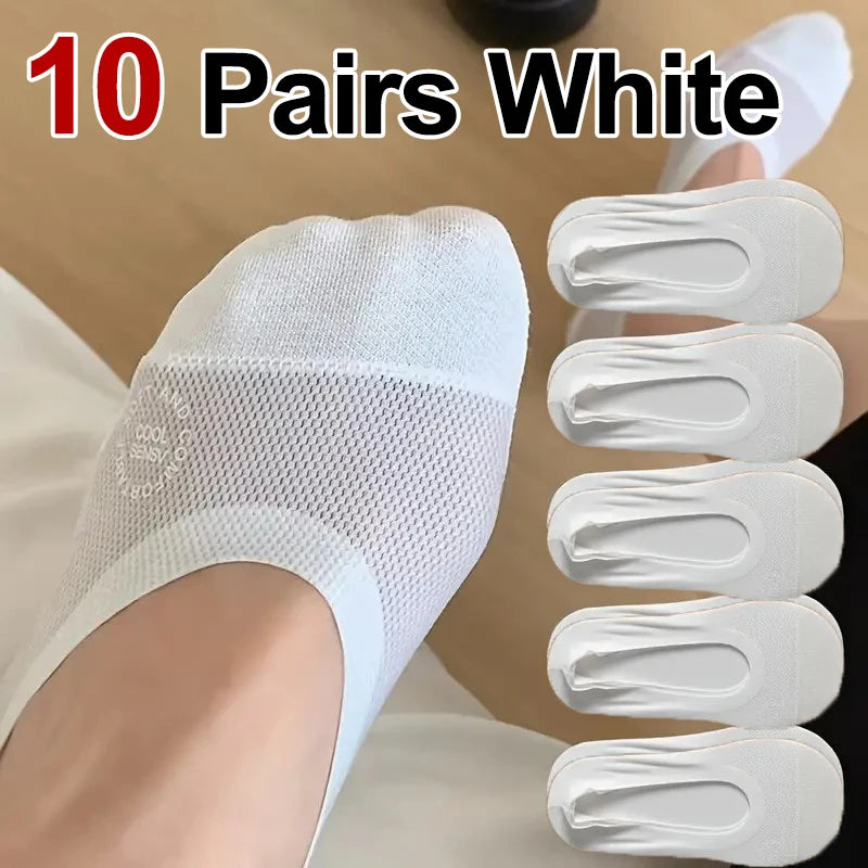 Women’s No Show Socks – Breathable Mesh Low Cut Cotton Socks