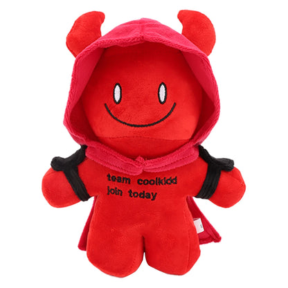 Red Devil Plush Toy 25cm Soft Halloween Cartoon Stuffed Doll