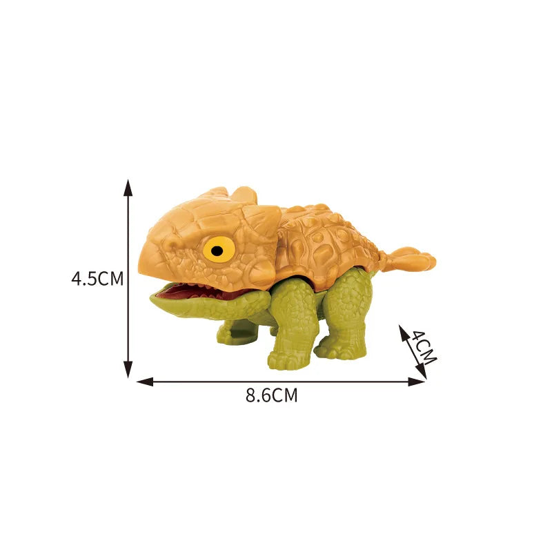 Dinosaur Finger Toy for Kids, Interactive Triceratops & T-Rex Model