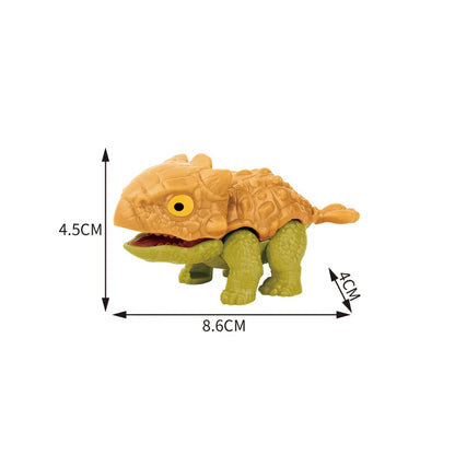 Dinosaur Finger Toy for Kids, Interactive Triceratops & T-Rex Model