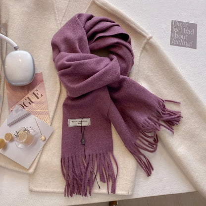 Women’s Winter Scarf – Warm Wool Blend Wrap for Cold Weather