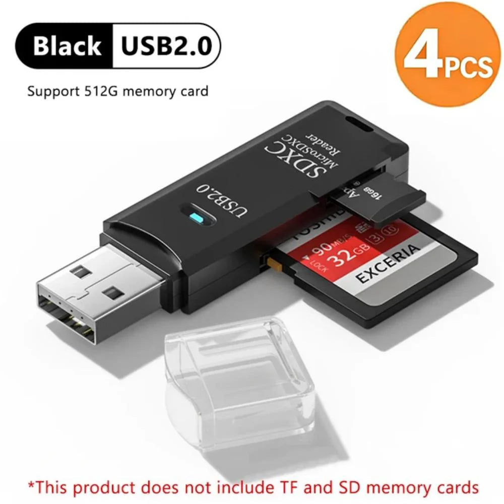 USB 3.0 Card Reader for SD and Micro SD TF Memory Cards