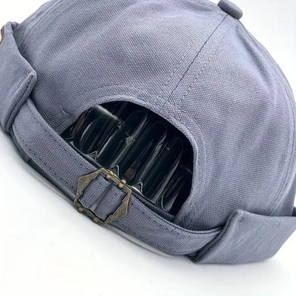 Unisex Docker Cap Cotton Brimless Foldable Skull Cap