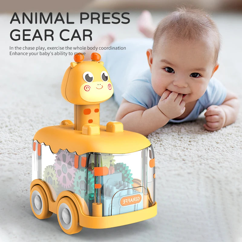 Pull Back Toy Car for Kids – Friction Powered Children's Vehicle