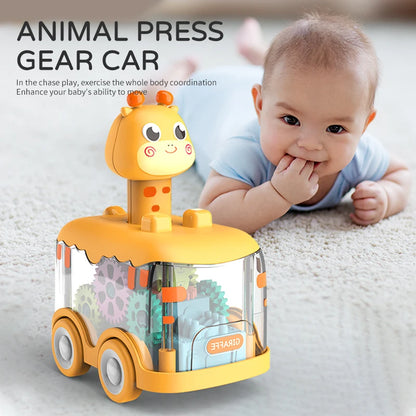 Pull Back Toy Car for Kids – Friction Powered Children's Vehicle