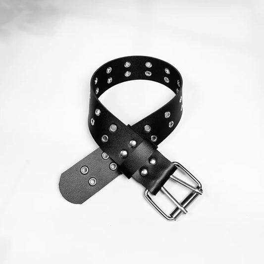 Punk Choker Necklace for Women, PU Leather Rivet Collar