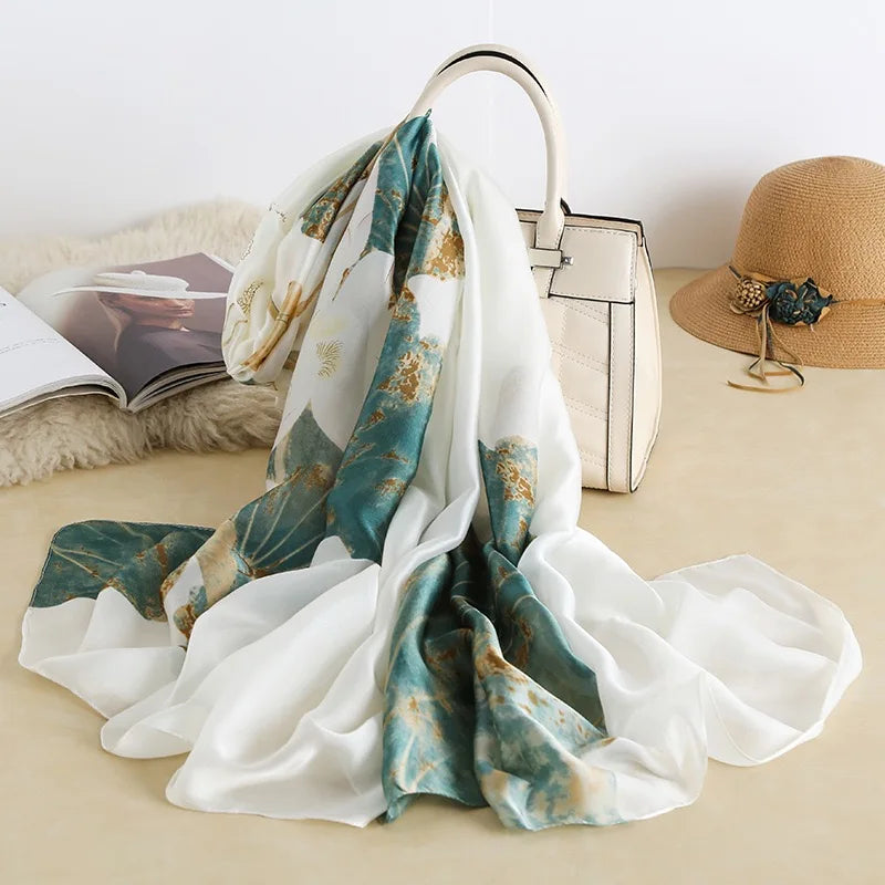 Women's Long Scarf – Smooth Polyester Shawl for All Seasons
