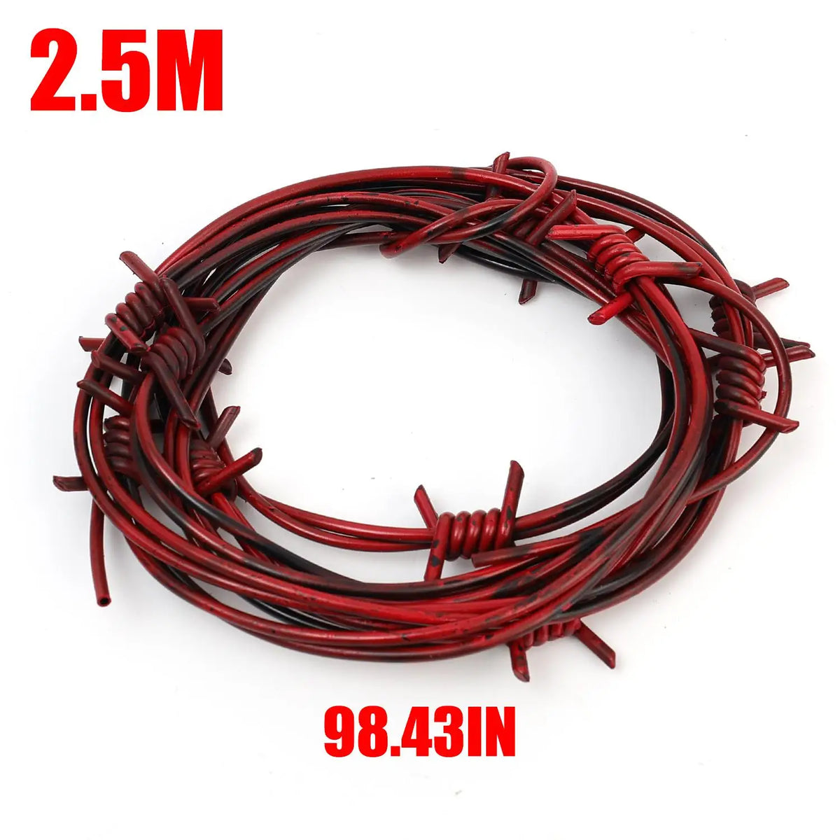 Halloween Barbed Wire Decoration 2.5m Fake Fence Prop