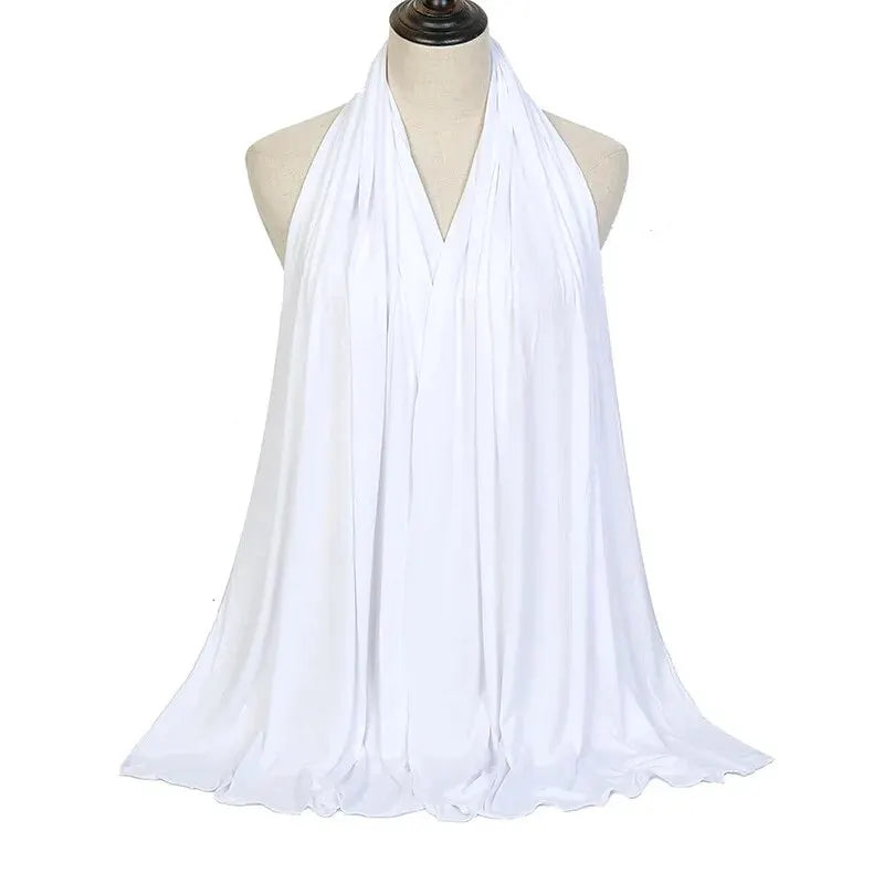 Cotton Hijab Scarf Soft Jersey Muslim Head Wrap for Women