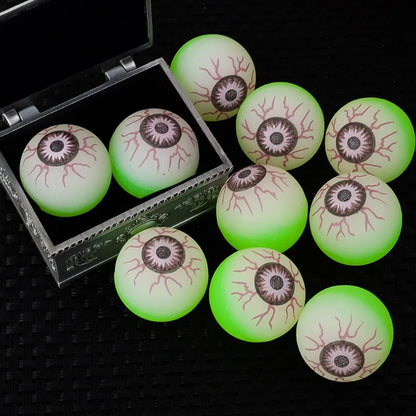 Halloween Bouncy Balls 3cm Glow Eyeball Toy 5-50PCS