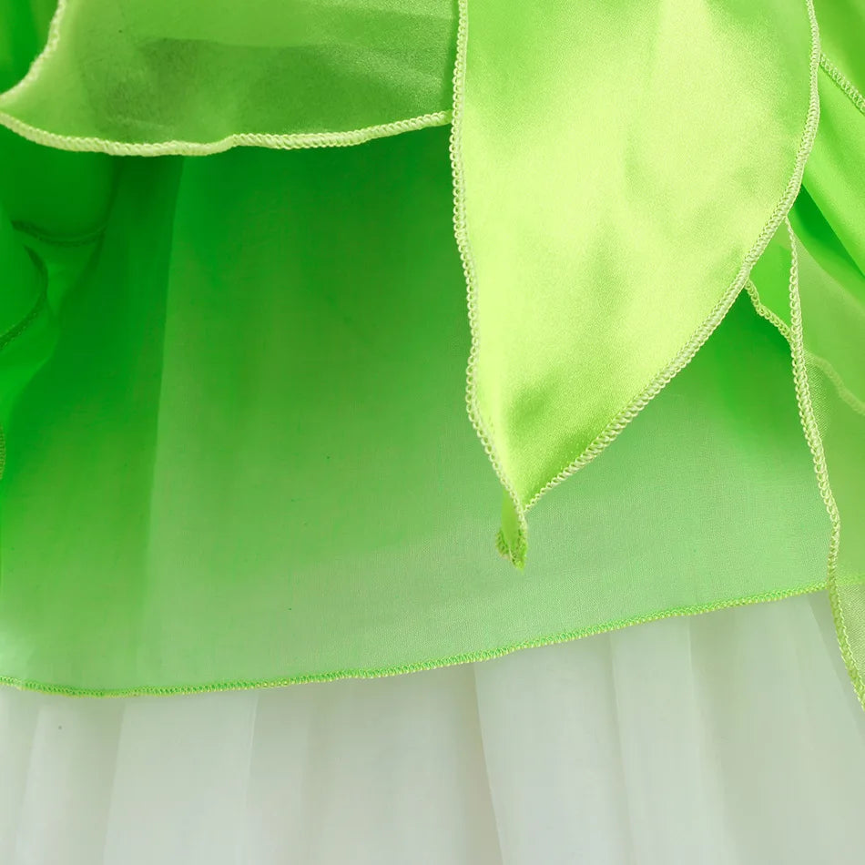 Girls Fairy Costume Dress with Wings for Halloween & Parties