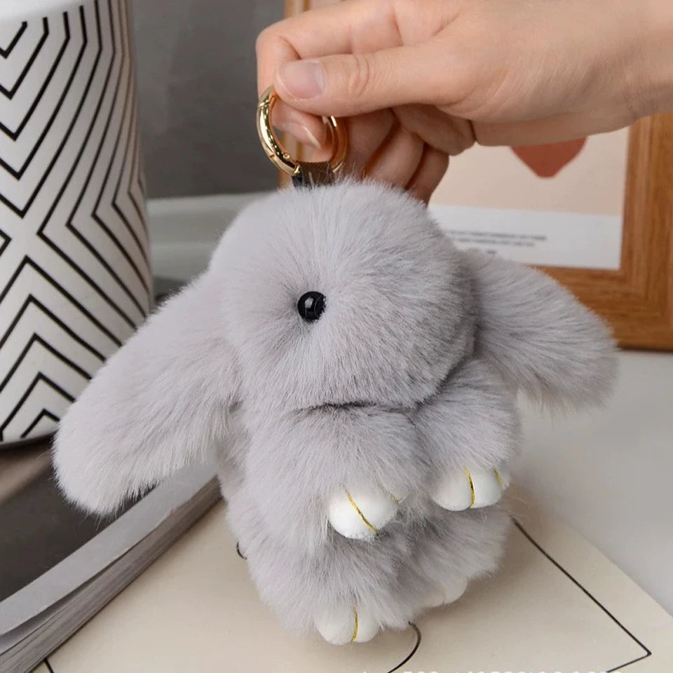 Rabbit Plush Keychain 15cm Cute Bag Charm