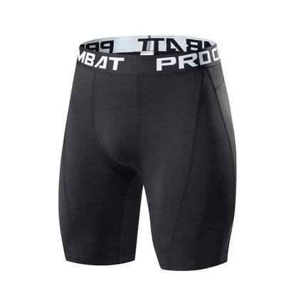Men's Workout Shorts Compression Fitness Gym Running Training