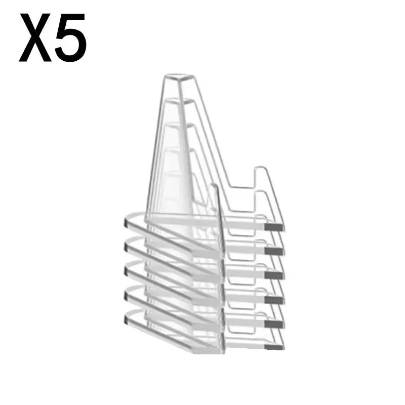 Trading Card Display Stand, Clear Mini Triangle Holder