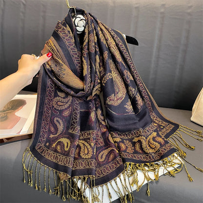 Women's Winter Scarf, Soft Pashmina Shawl Wrap