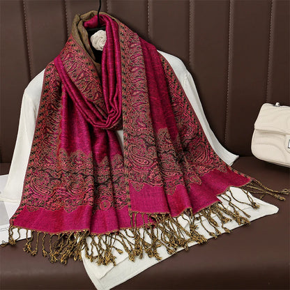 Women's Winter Scarf, Soft Pashmina Shawl Wrap