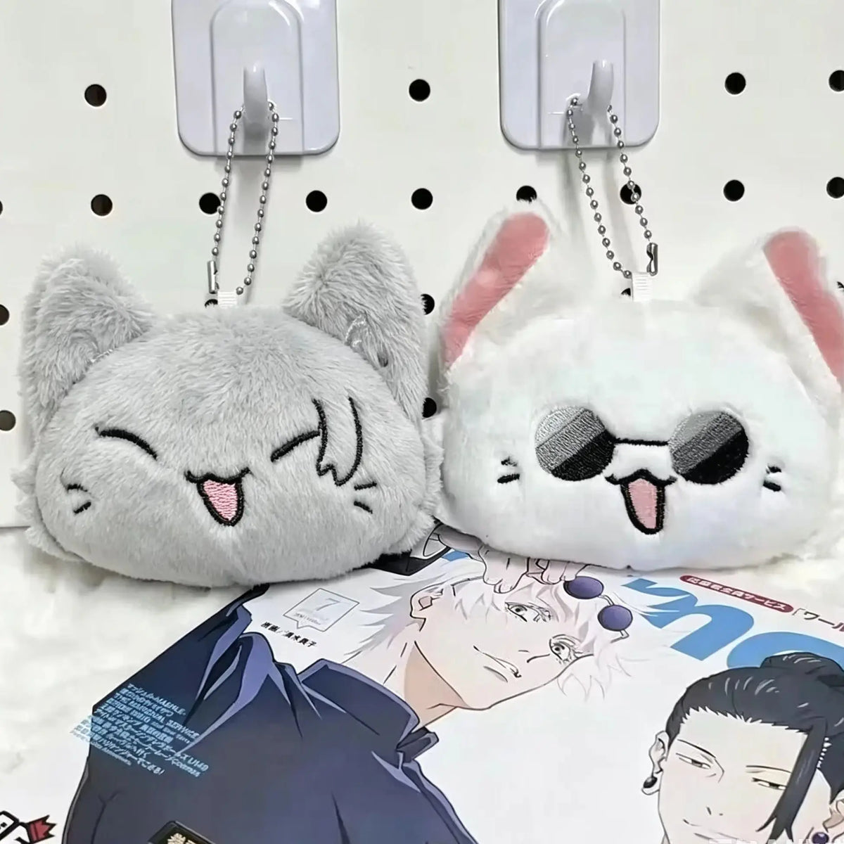 Plush Keychain Cute Character Pendant for Bags, Keys and Gifts