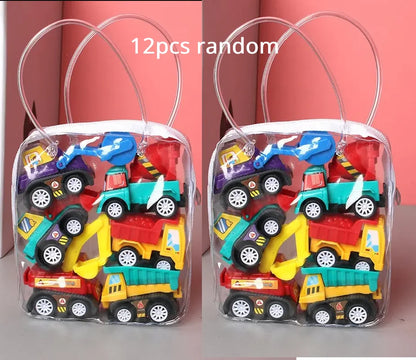 Mini Pull Back Cars – Construction Vehicle Set for Kids