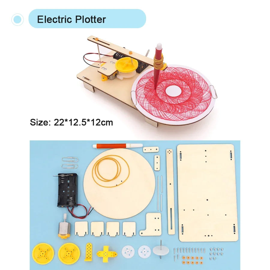 DIY STEM Science Kit Wooden Dinosaur Model for Teens