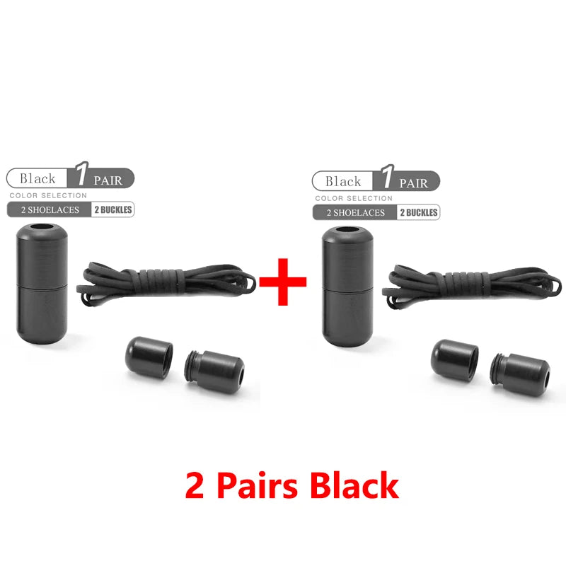 No Tie Shoelaces Elastic Quick Lock Laces for Kids & Adults