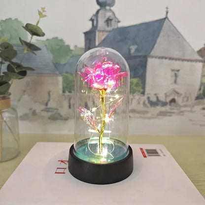 Artificial Rose LED Light Flower for Valentine’s Day Wedding Decor