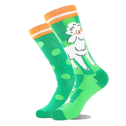 Funny Men's Socks Cotton Novelty Crew Socks Unisex