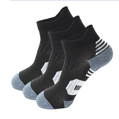 Running Sports Socks Quick Drying Athletic Training 3-Pair