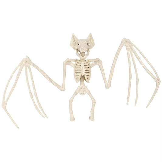 Halloween Bat Skeleton, Creepy Plastic Skeleton Decoration