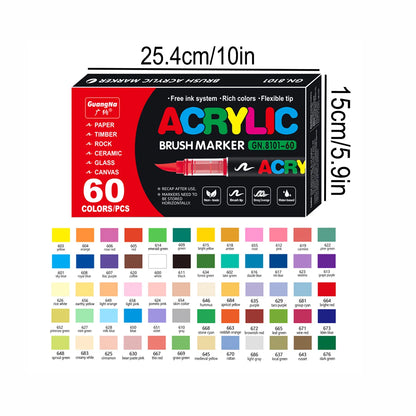 Acrylic Paint Markers Set – 12 to 240 Colors for Art & DIY