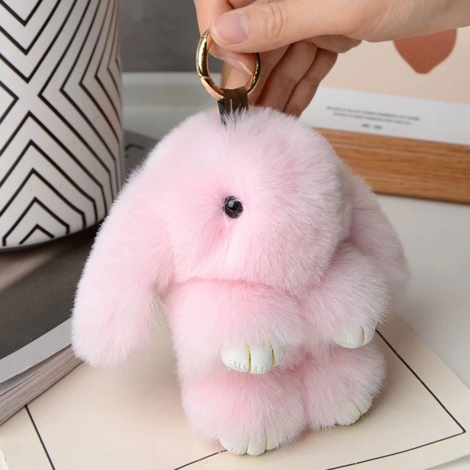 Rabbit Plush Keychain 15cm Cute Bag Charm