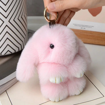 Rabbit Plush Keychain 15cm Cute Bag Charm