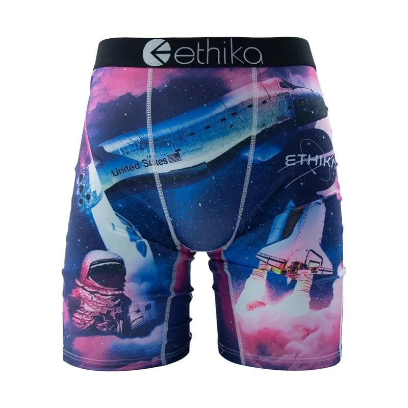 Men's Boxer Shorts Breathable Printed Trunks S-3XL