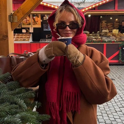 Women's Winter Scarf – Long Warm Solid Shawl Wrap
