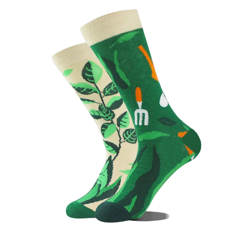Funny Men's Socks Cotton Novelty Crew Socks Unisex