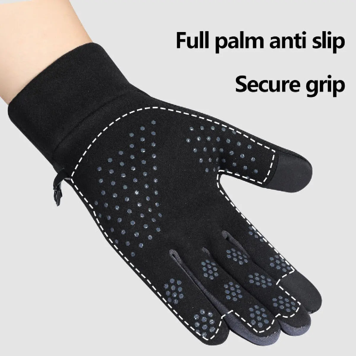 Thermal Winter Gloves Fleece Lined Cycling Sports Gloves