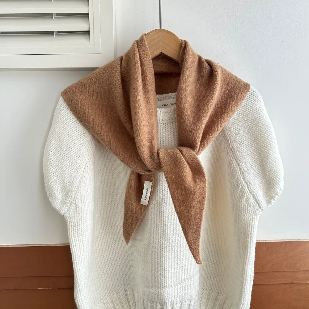 Scarf for Women – 100% Wool Warm Knit Winter Shawl